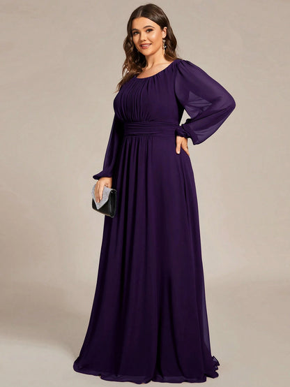 EVER-PRETTY PLUM ELEGANT GOWN