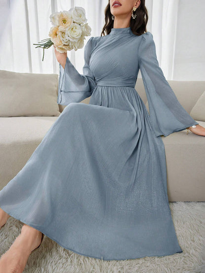 MODELYN FEATHERLIGHT CHIFFON DRESS