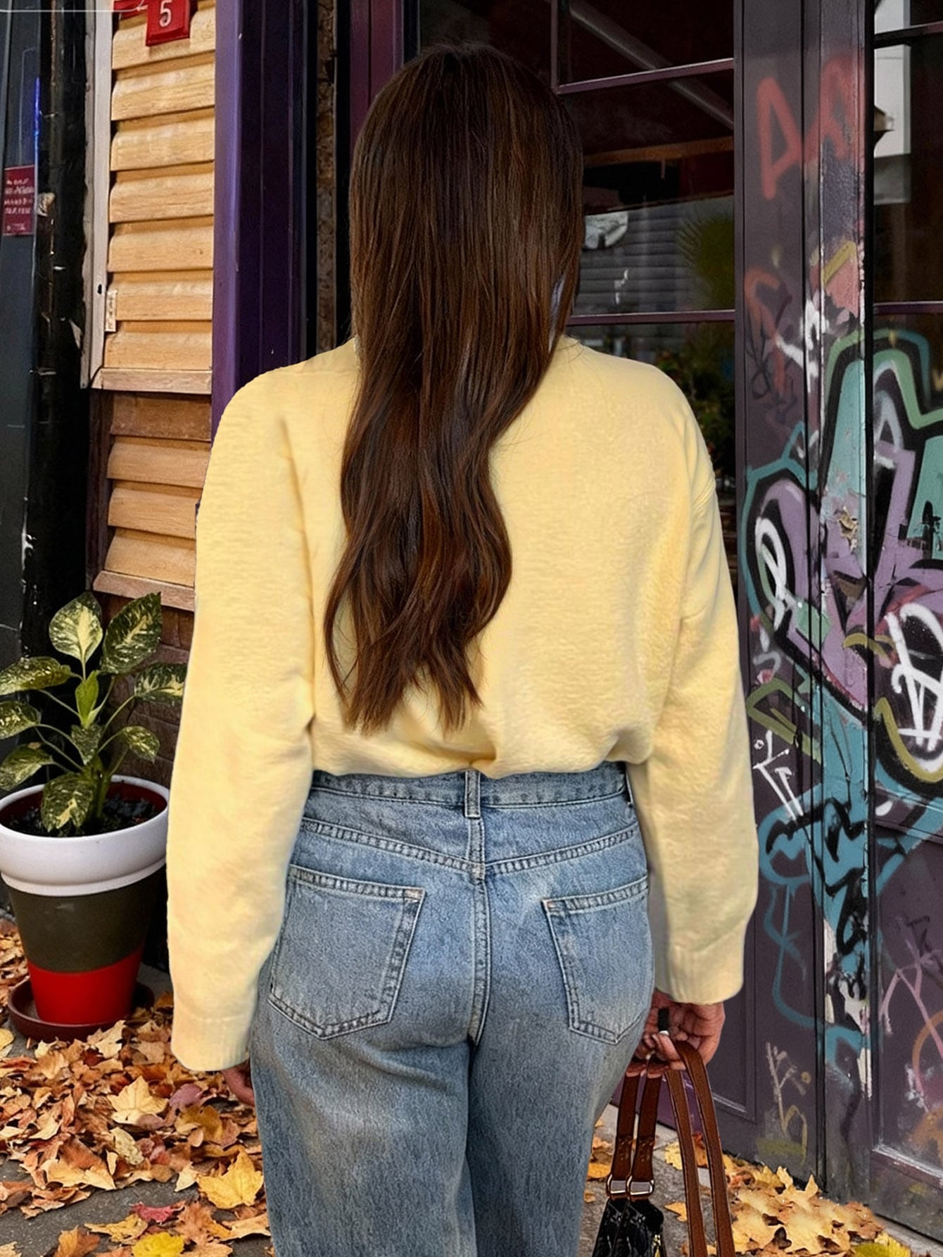 Shein SEREN Knit Loose Sweater