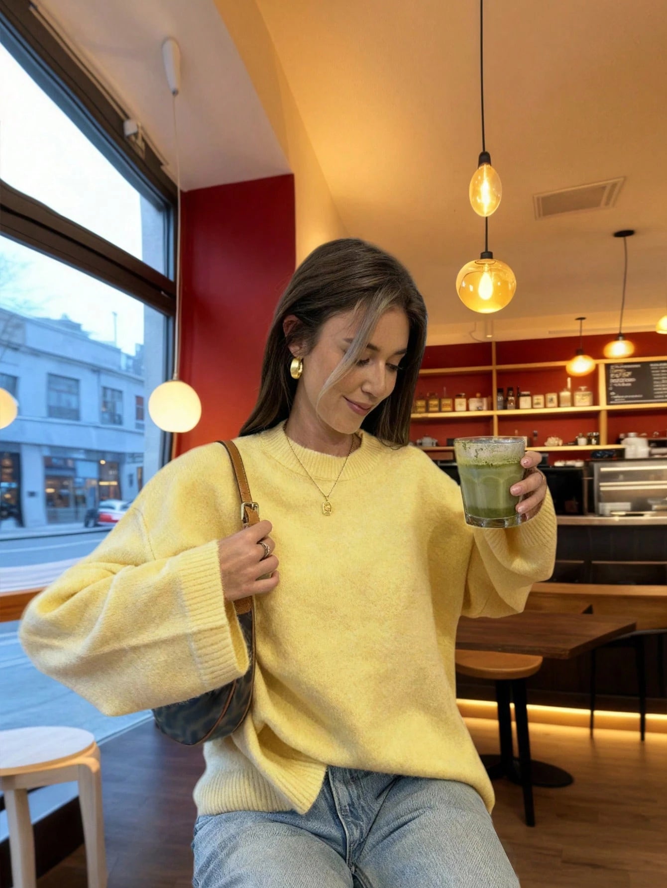 Shein SEREN Knit Loose Sweater