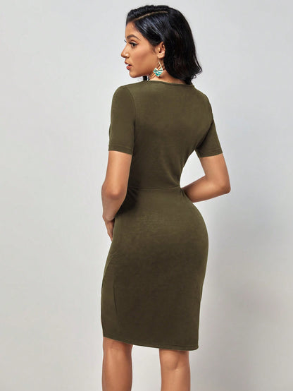 Shein Slit Bodycon Dress