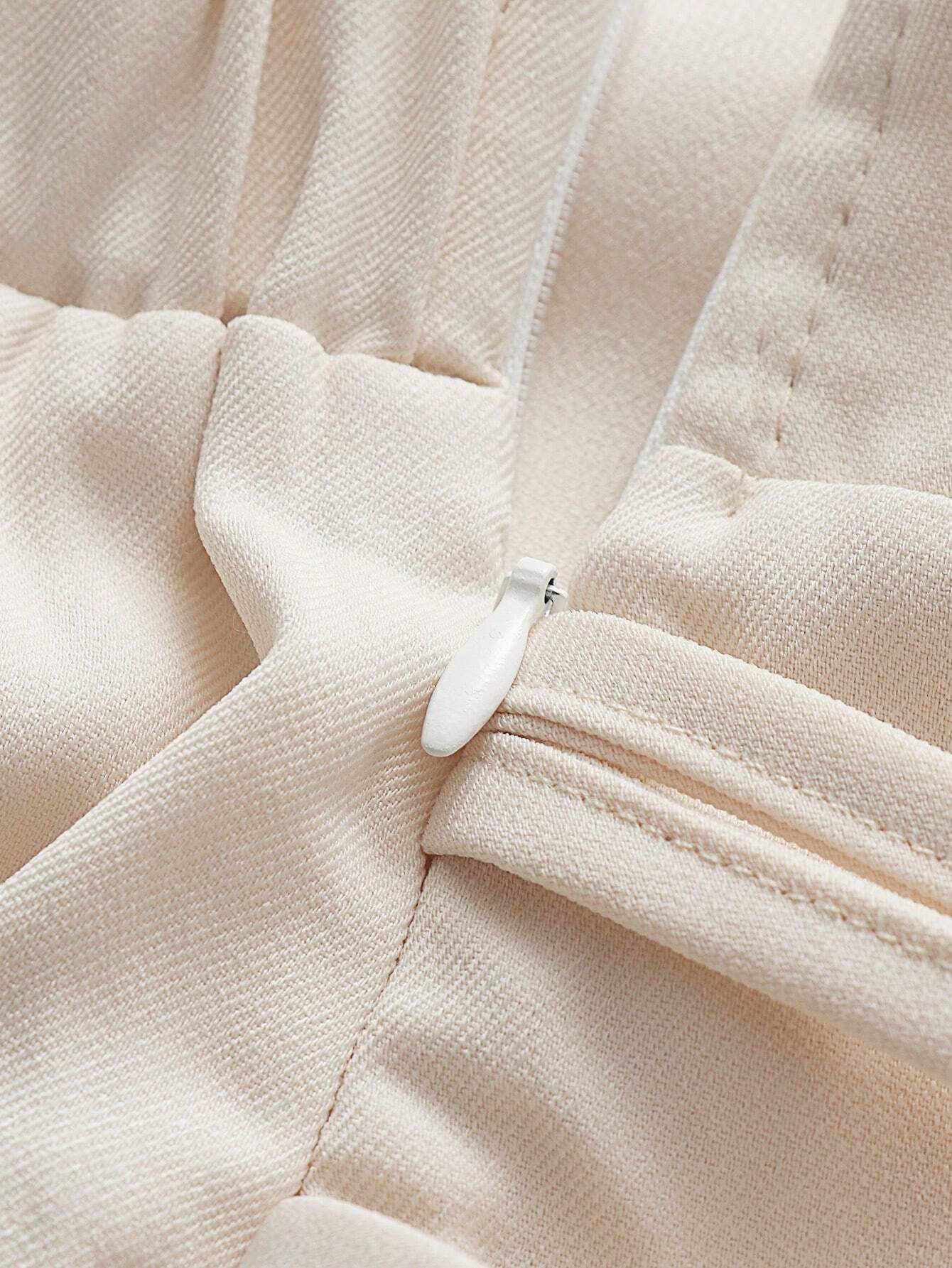 SHEIN CLASI – High Waist Seam Front Wide Leg Pants