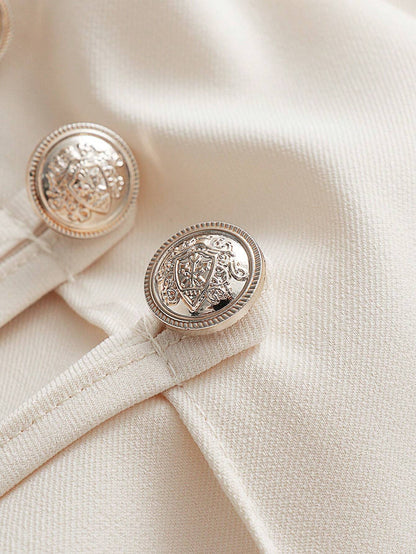 SHEIN CLASI – High Waist Seam Front Wide Leg Pants