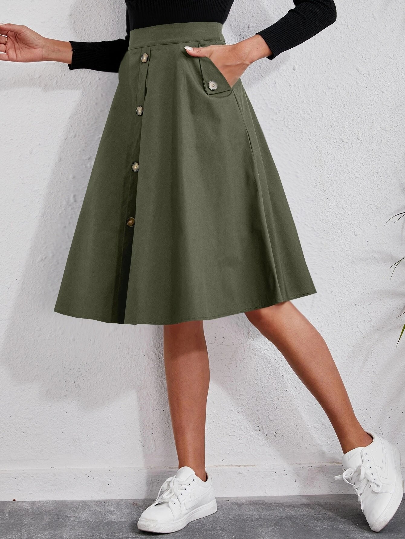 SHEIN Clasi Skirt