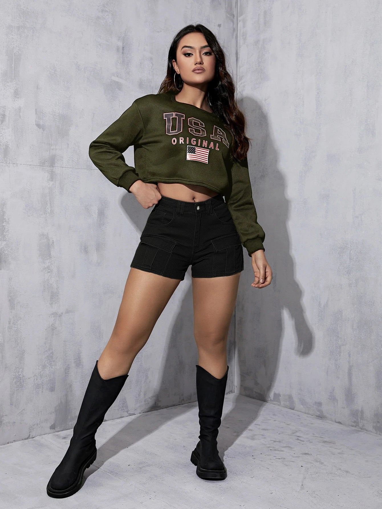 SHEIN EZwear Denim Shorts