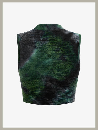 SHEIN ICON Tie Dye Crop Tank Top