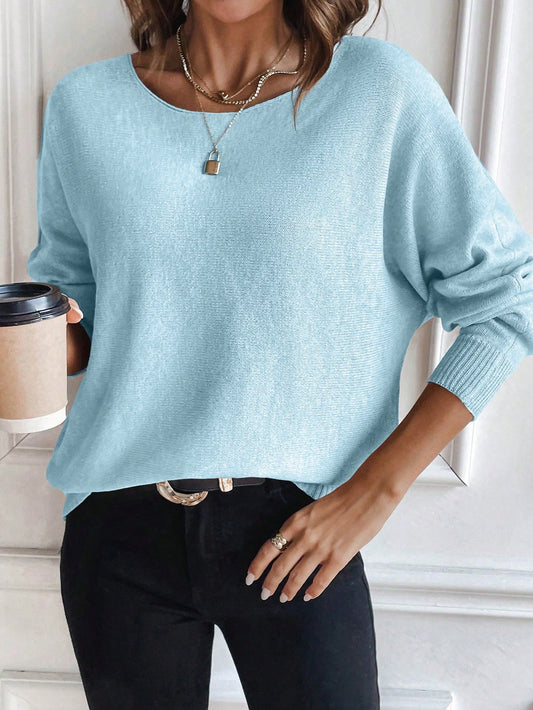 SHEIN LUNE Knit Pullover Sweater
