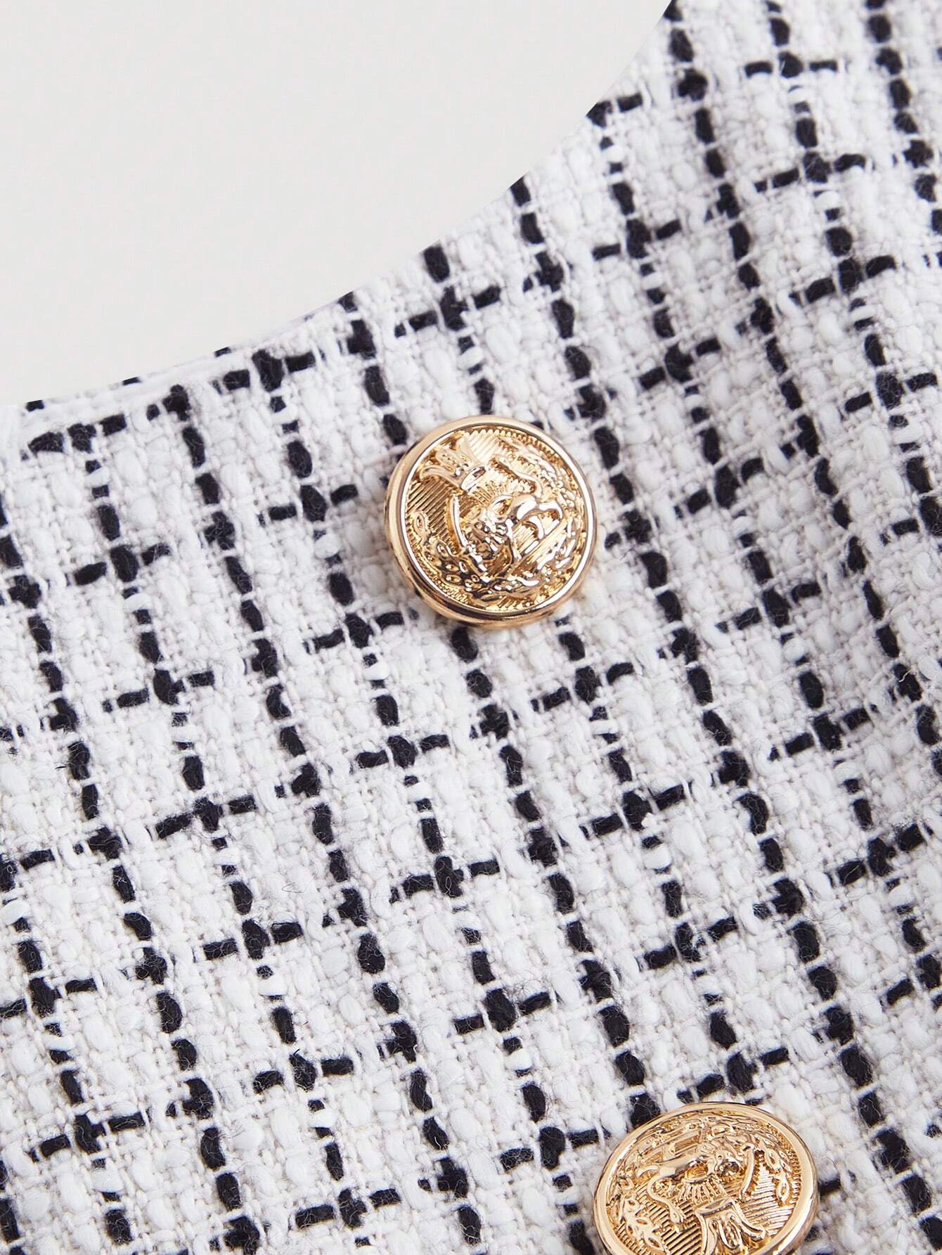 SHEIN MOD - Academic Style Layered Skater Dress