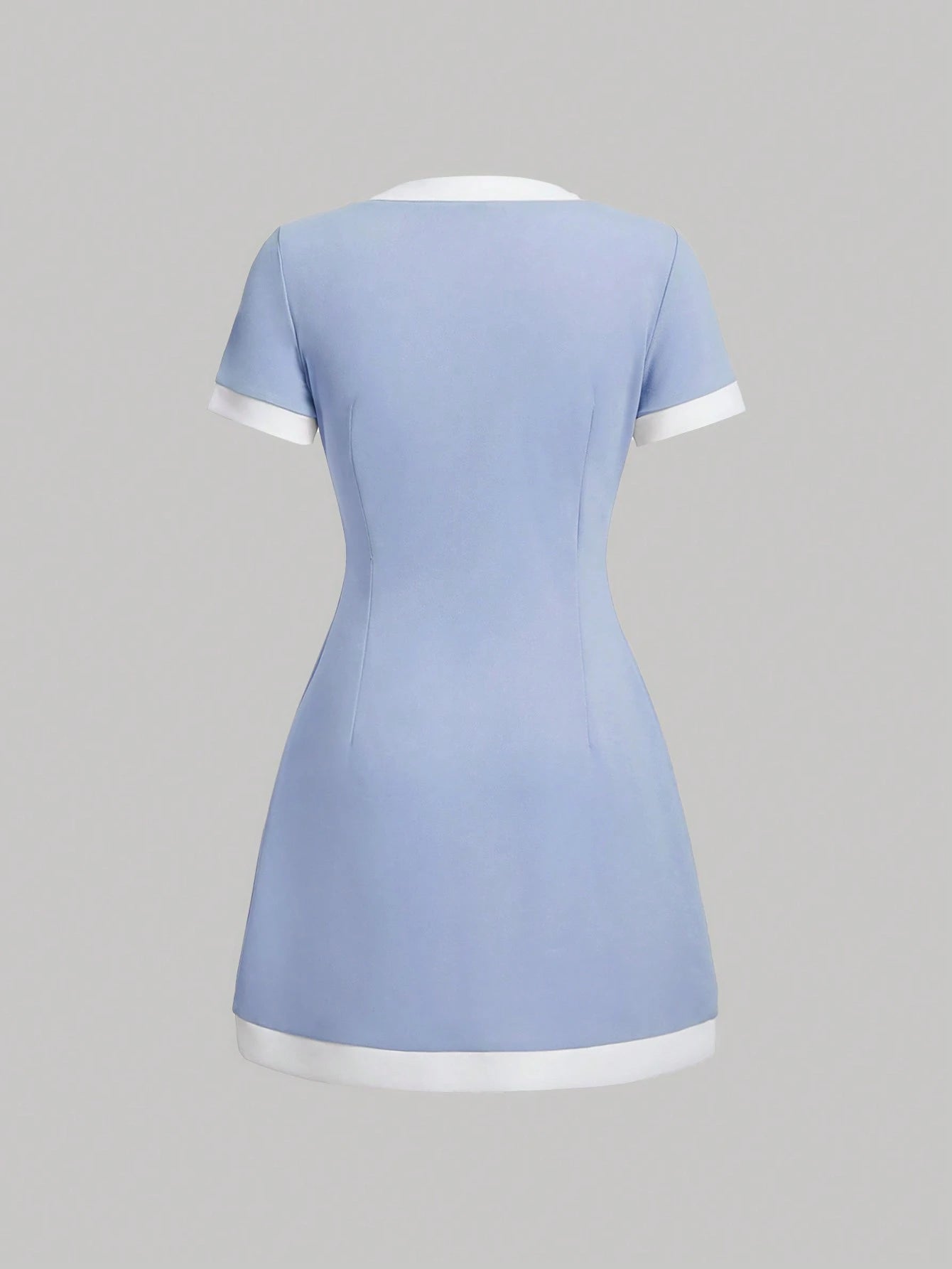 The MOD Vintage Contrast Trim Bow Dress