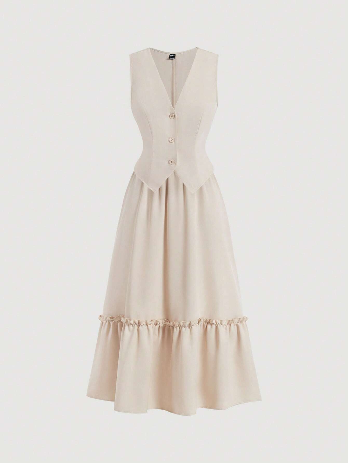 SHEIN MOD APRICOT VEST SET