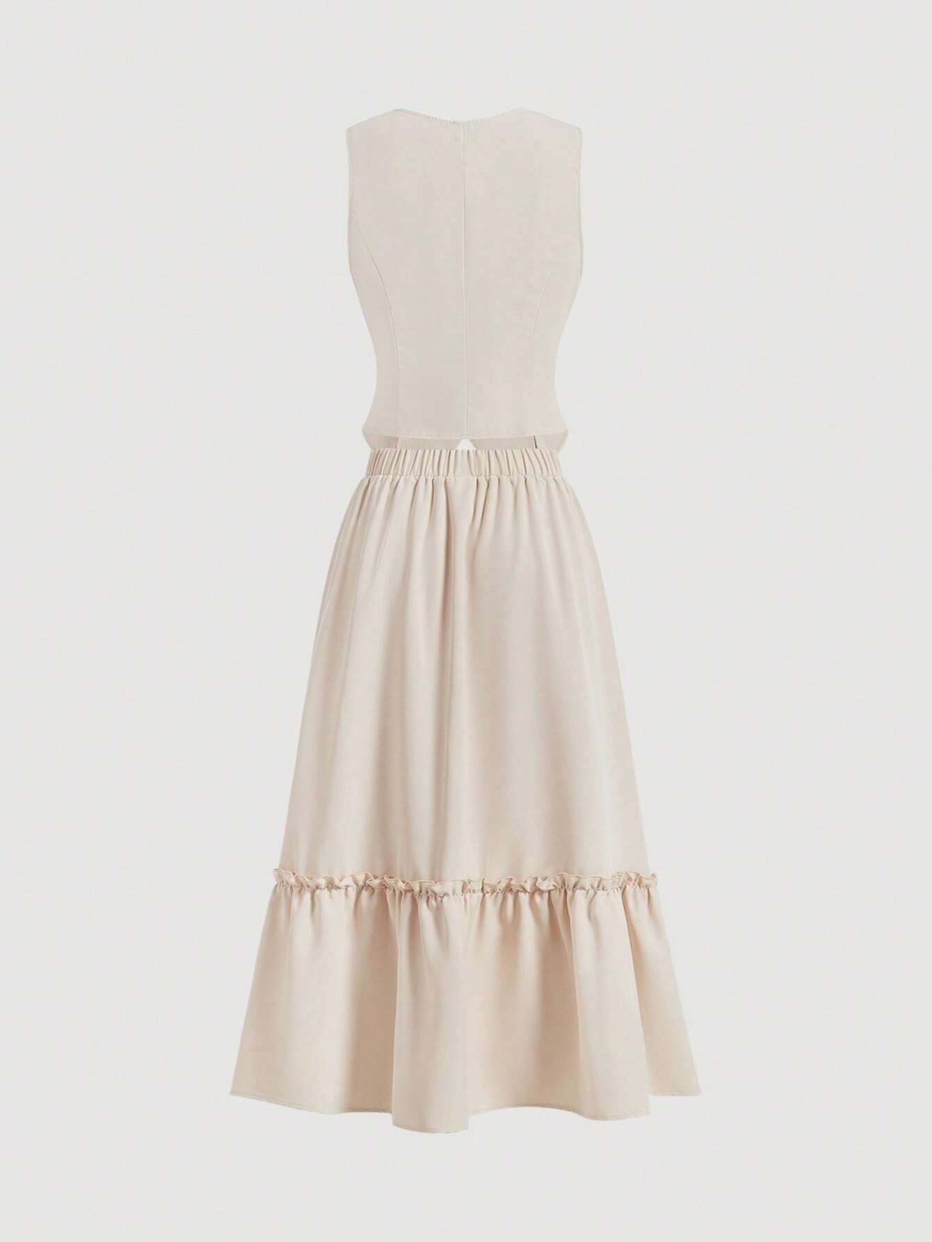 SHEIN MOD APRICOT VEST SET