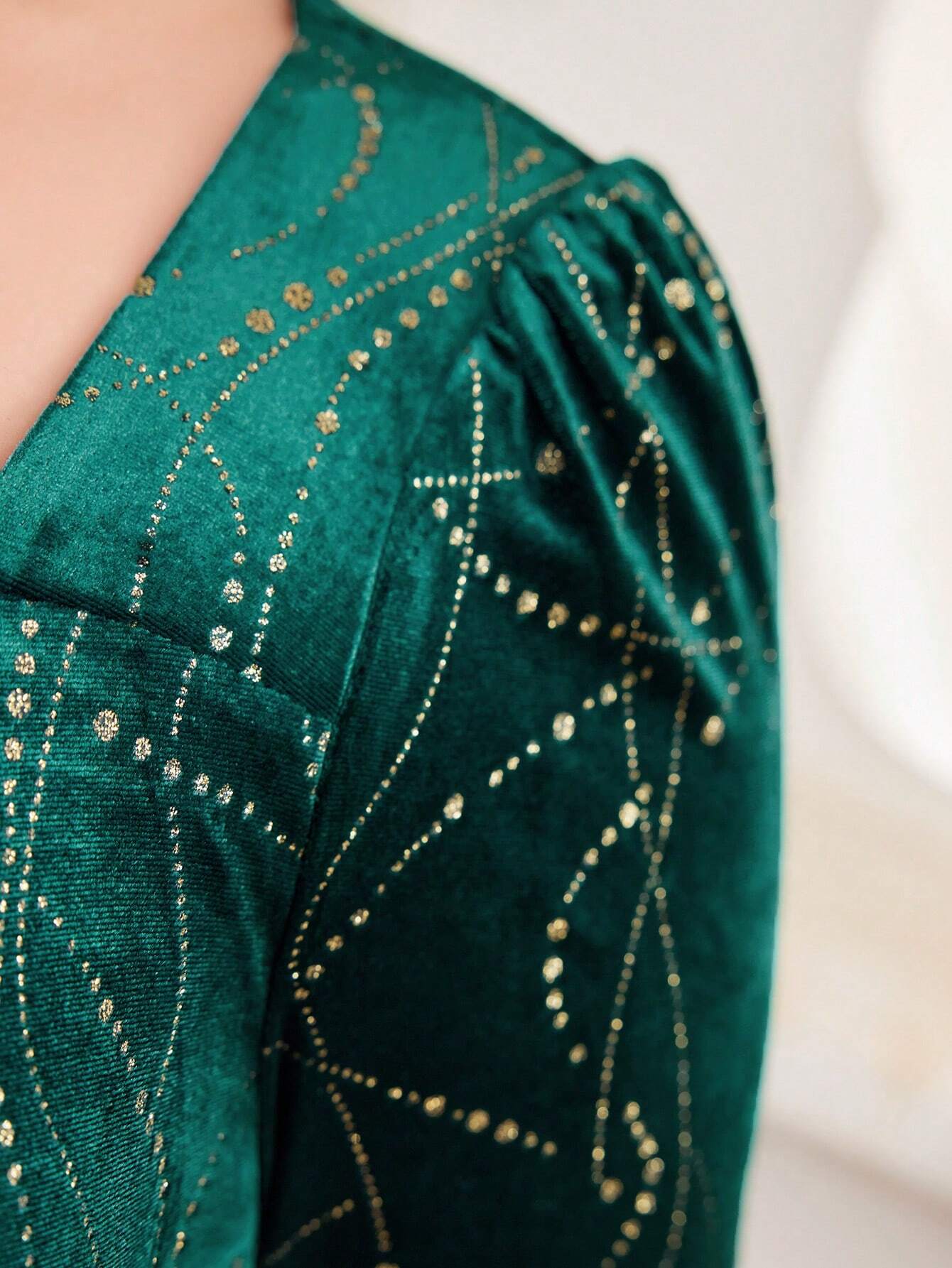 SHEIN Modely Velvet Mermaid Sequin Dress - ZEBrand