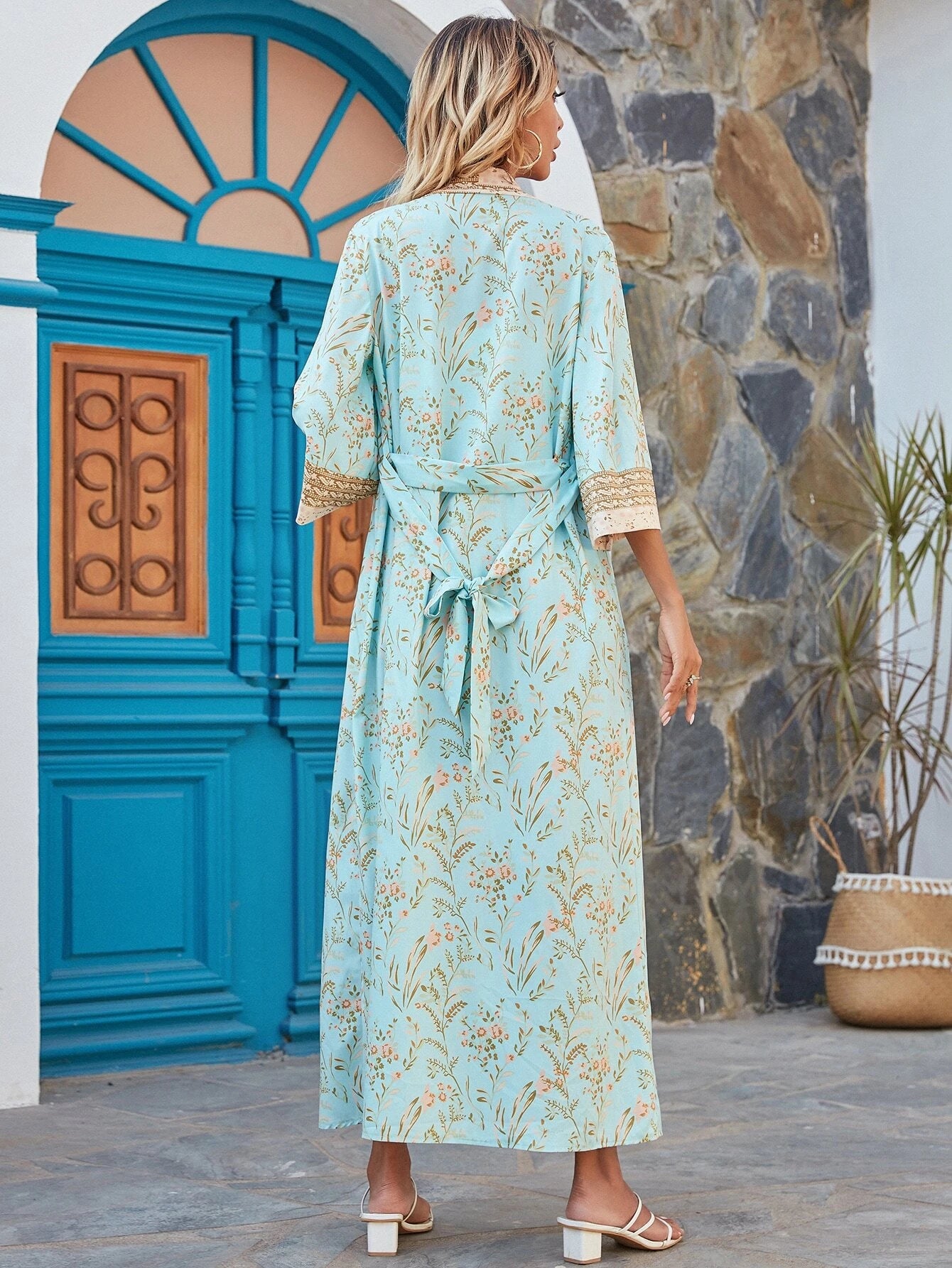 SHEIN Mulvari  Kimono - ZEBrand