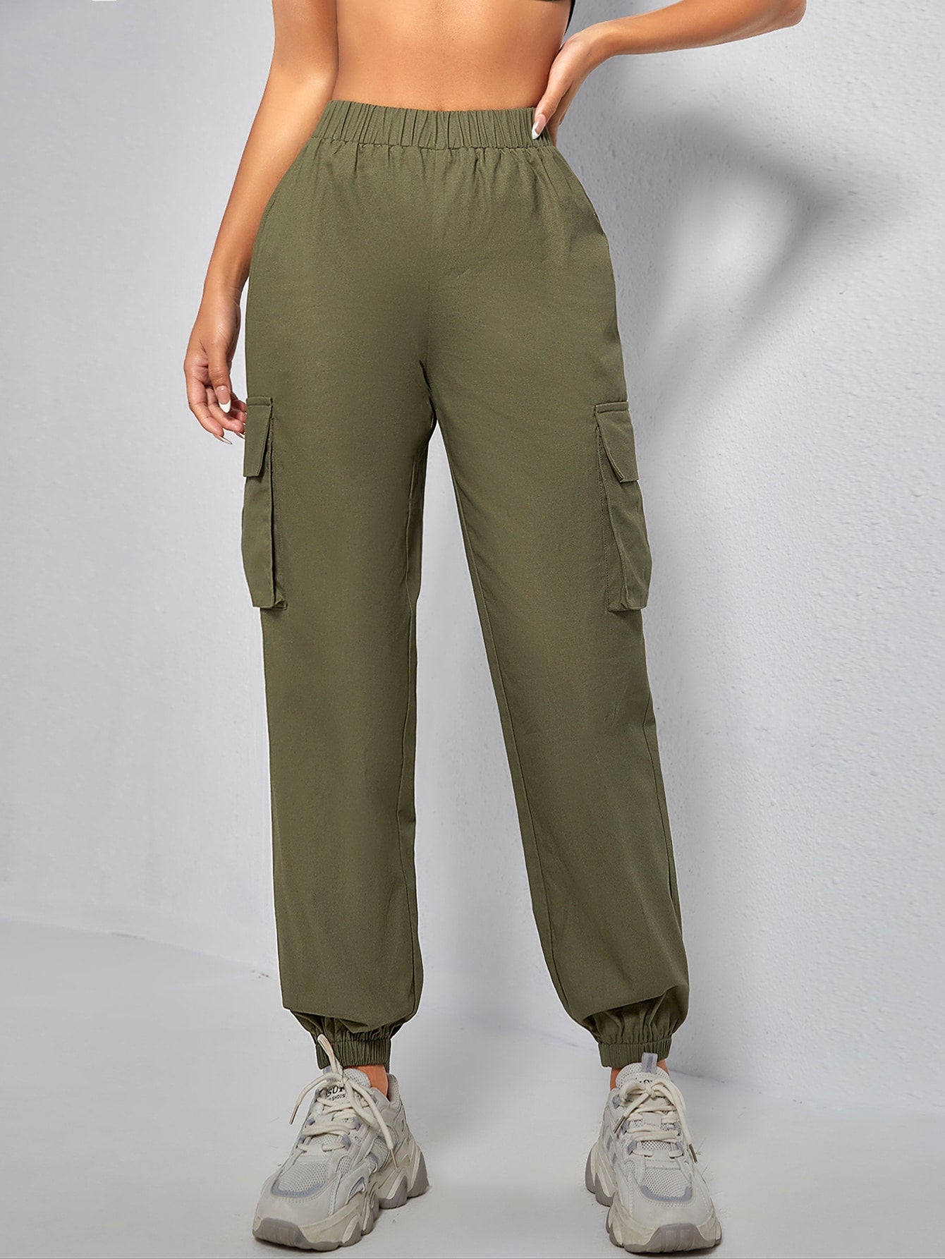 Shein Petite Cargo Pants – Flap Pocket