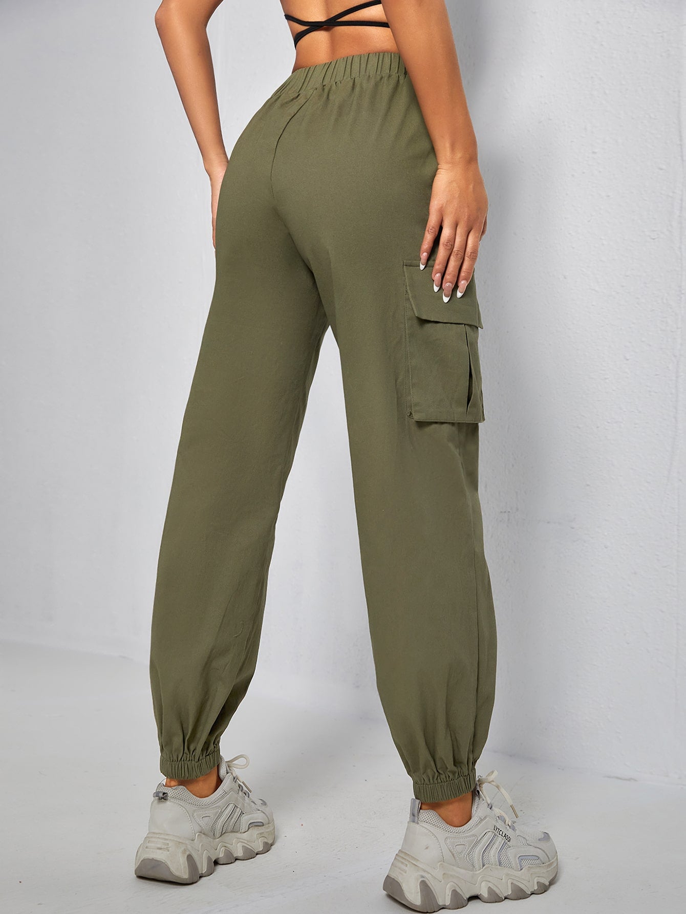 Shein Petite Cargo Pants – Flap Pocket
