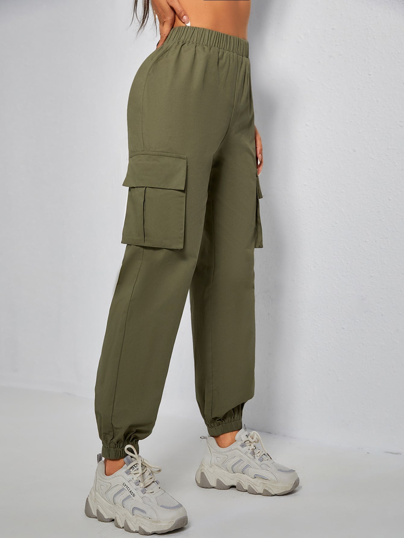 Shein Petite Cargo Pants – Flap Pocket