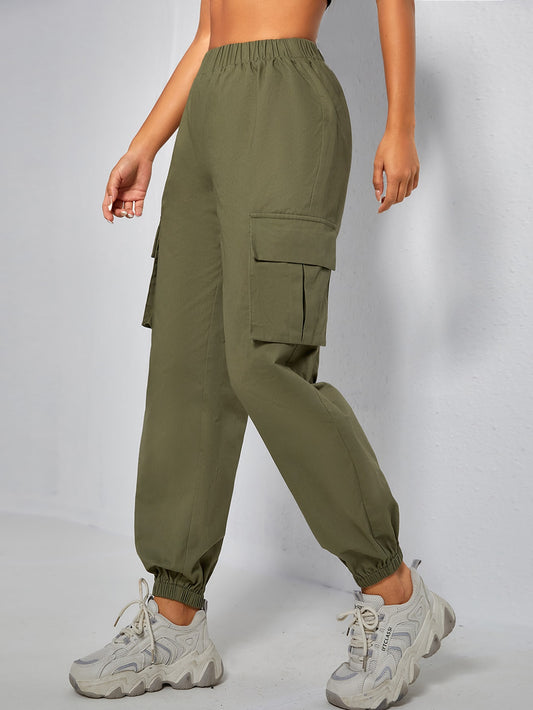 Shein Petite Cargo Pants – Flap Pocket