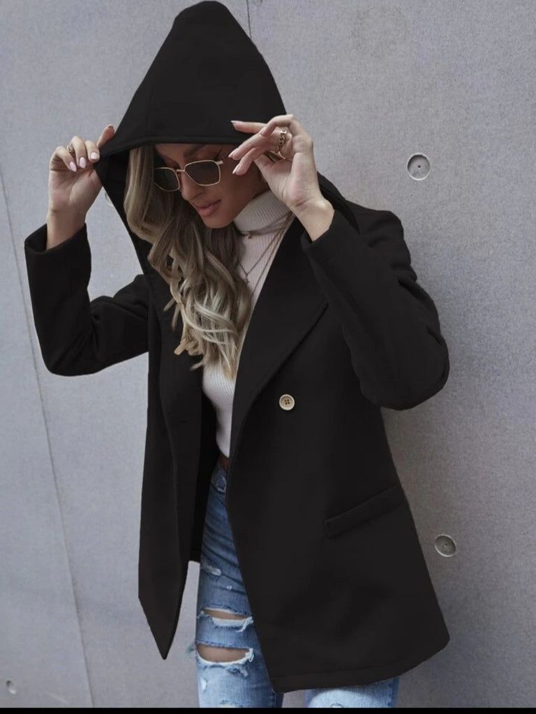 Single Breasted Hooded Coat - ZEBrand