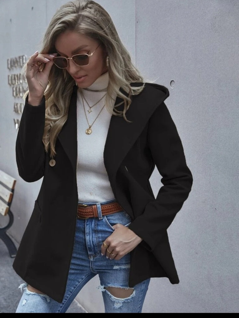 Single Breasted Hooded Coat - ZEBrand