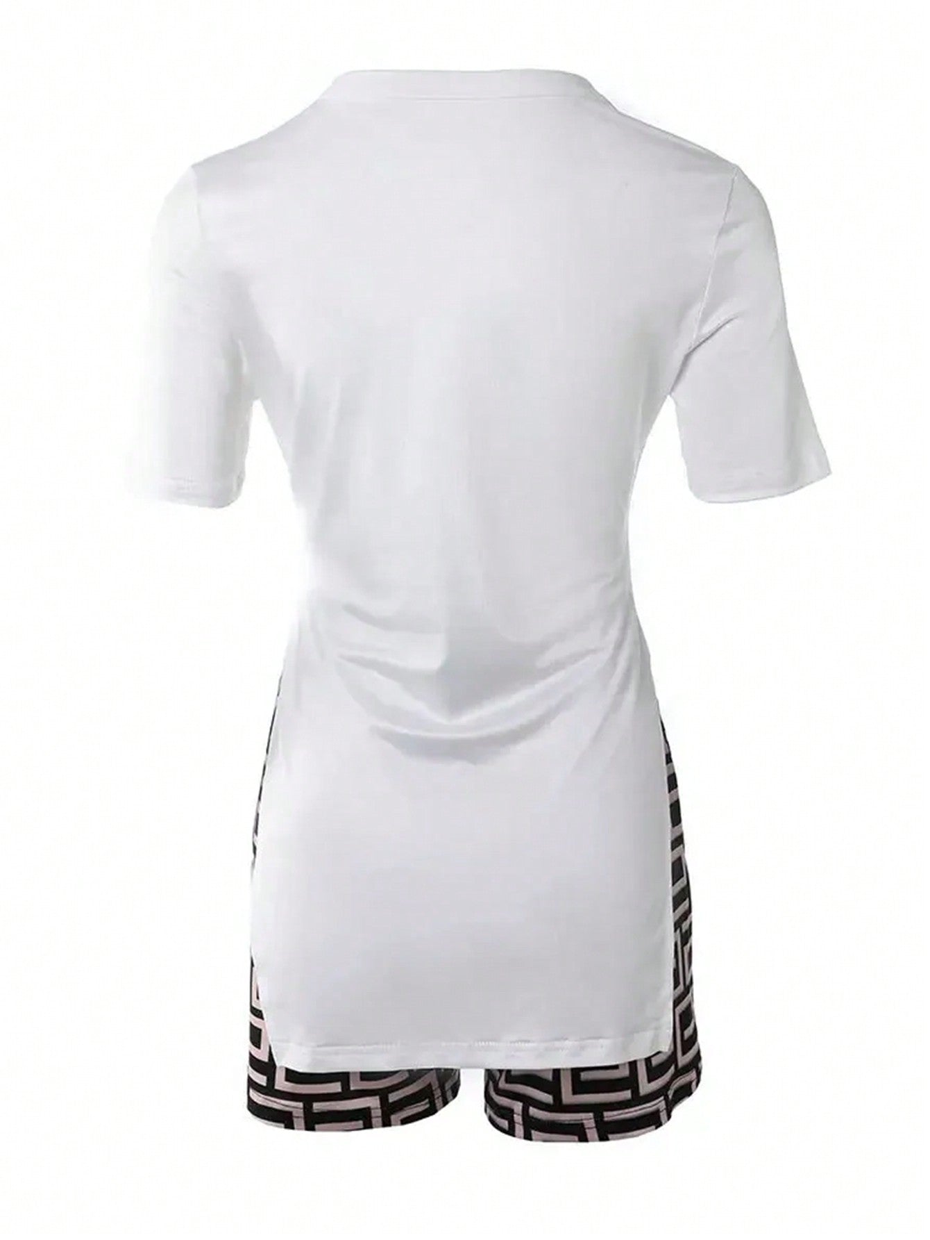 Women's 2-Piece Set with Simple Printed