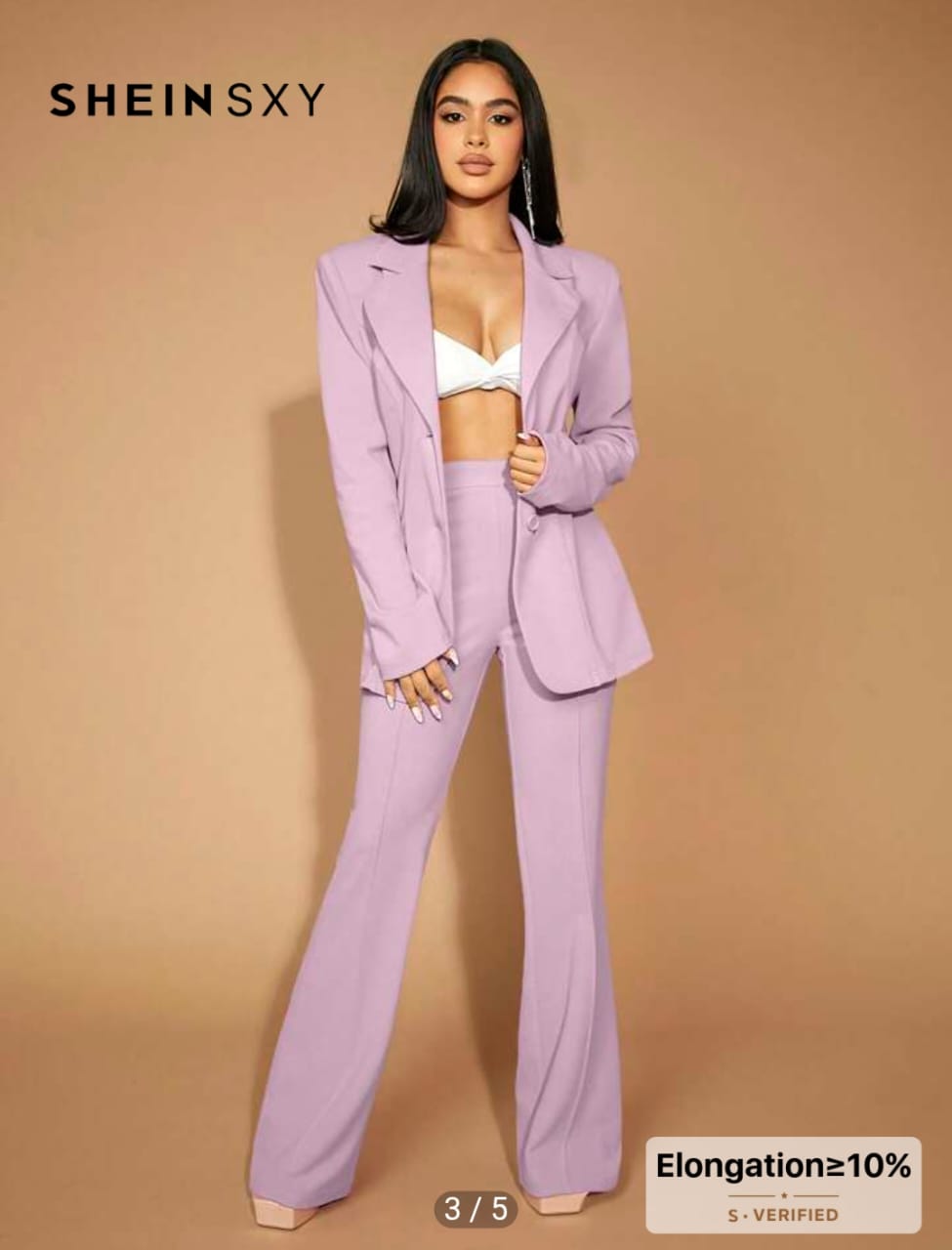 SHEIN SXY High Waist Minimalist Pants