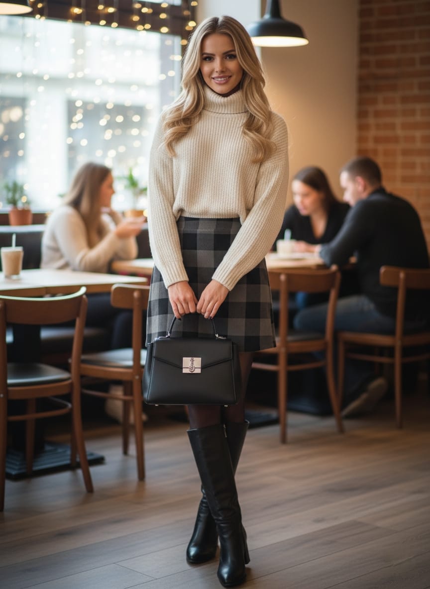 SHEIN DAZY Ribbed Velvet Mini Skirt