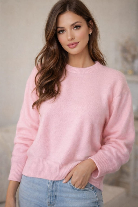SHEIN Buzzelle - Romantic Pink Sweater