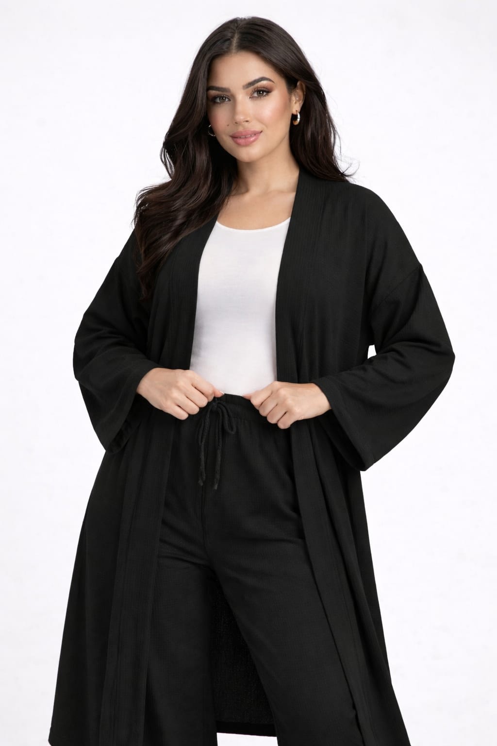 Classic Oversized 2-Piece Set (Cardigan & Pants)