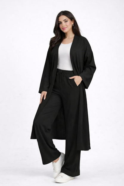 Classic Oversized 2-Piece Set (Cardigan & Pants)