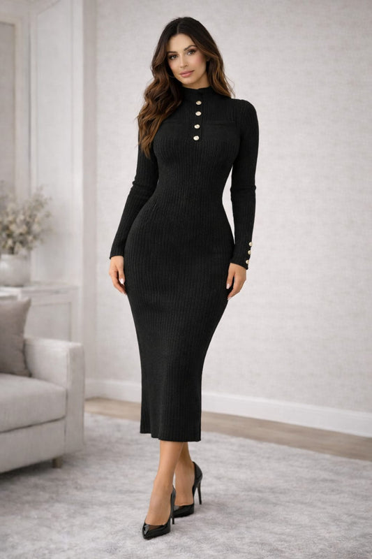 Turkish One-Size Stretch Maxi Dress