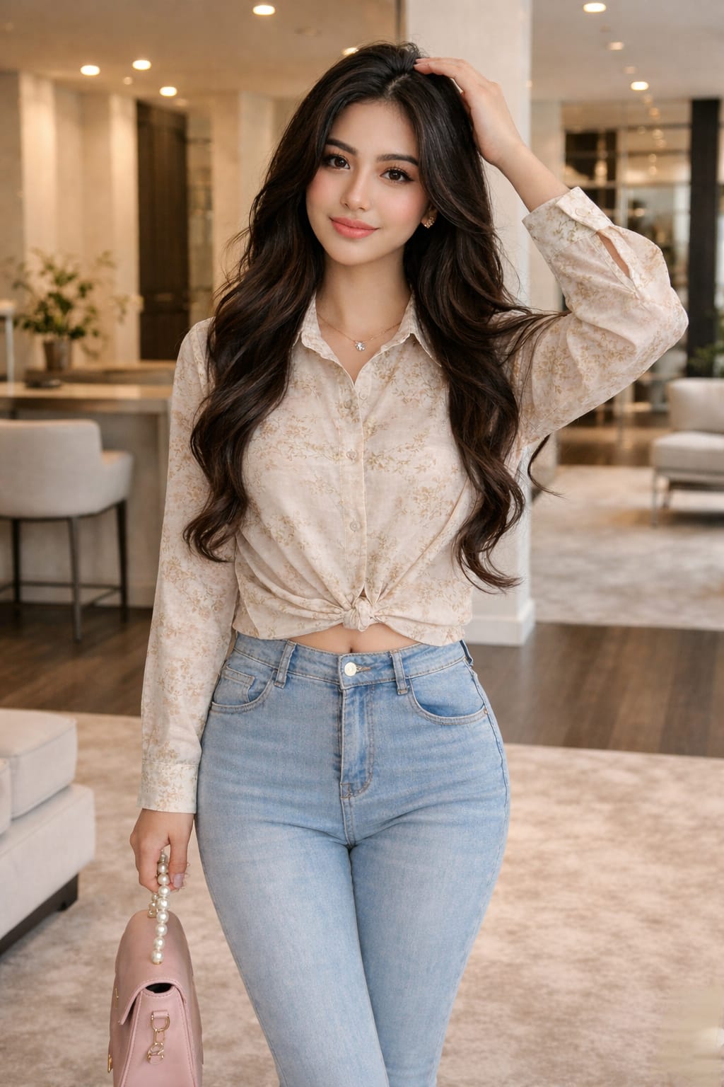Classic Hi-Low Tailored Shirt