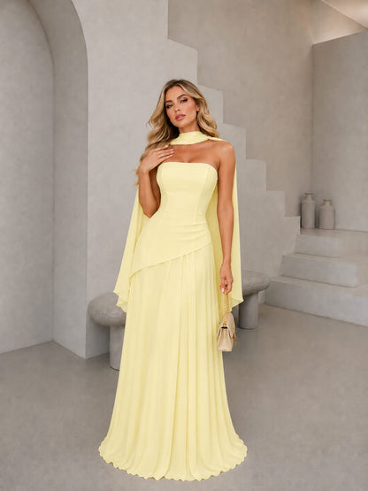 THE SOFT BUTTER AURELIA GOWN