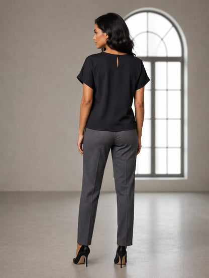 THE NOIR TWIST FRONT TOP