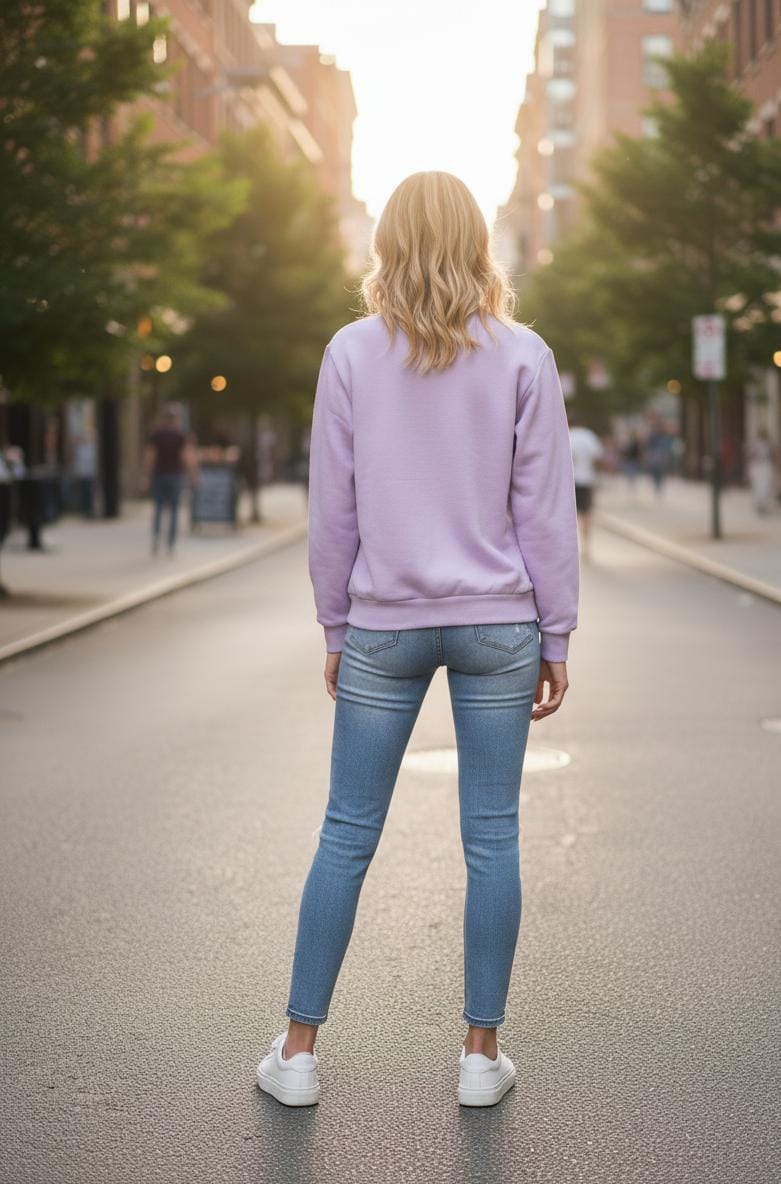 INAWLY Butterfly & Galaxy Thermal Sweatshirt