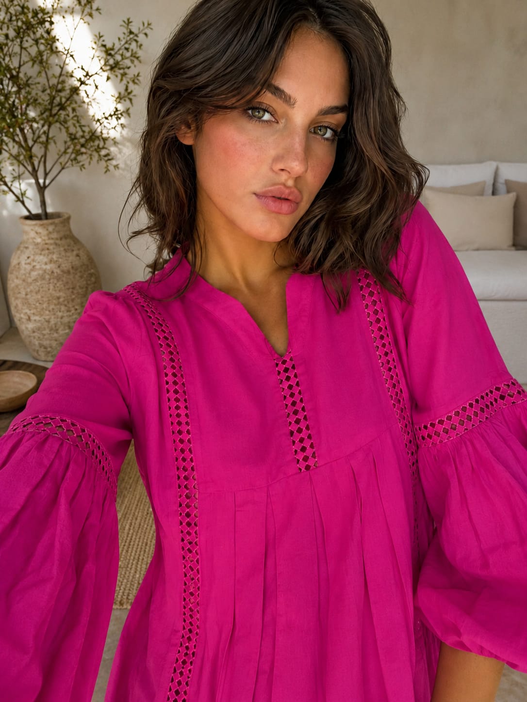 THE FUCHSIA RIVIERA MAXI DRESS