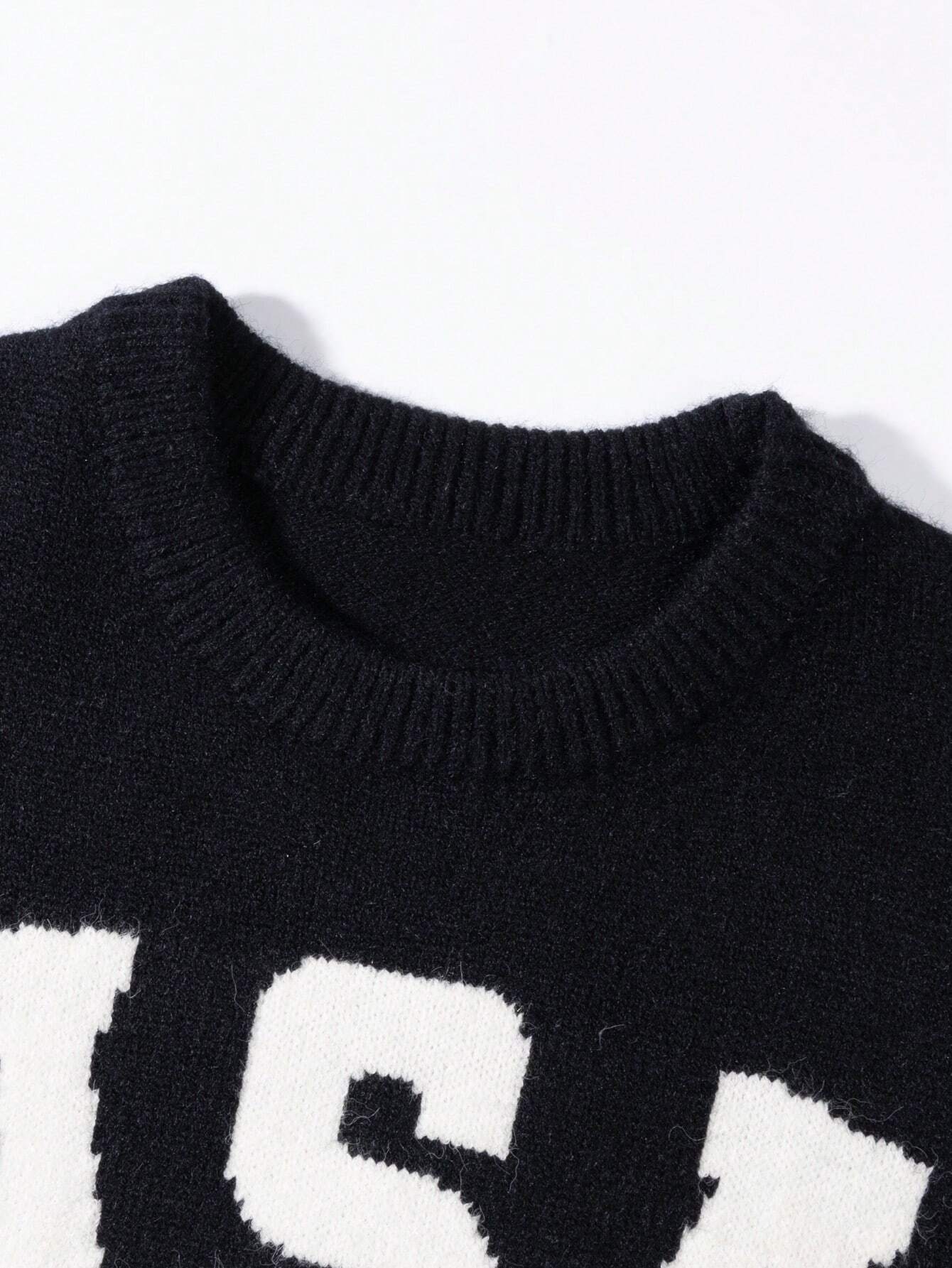 Winter USA Flag Knit Sweater