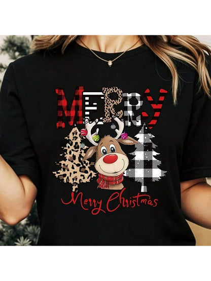 Shein Women's Christmas T-Shirt