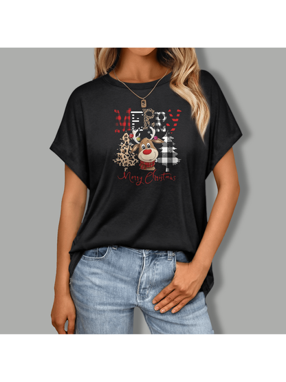 Shein Women's Christmas T-Shirt