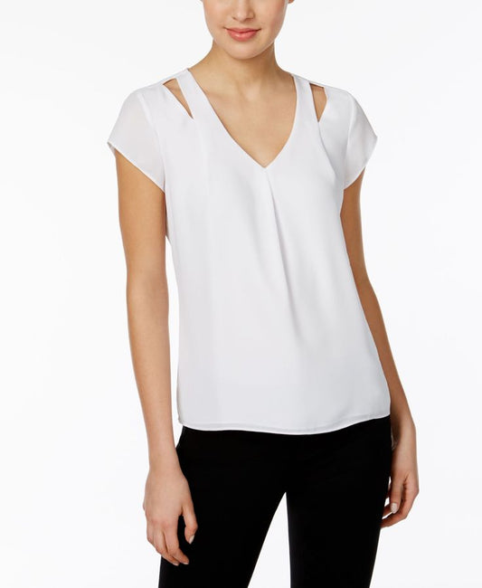 CHICME V-Neck Cutout Top