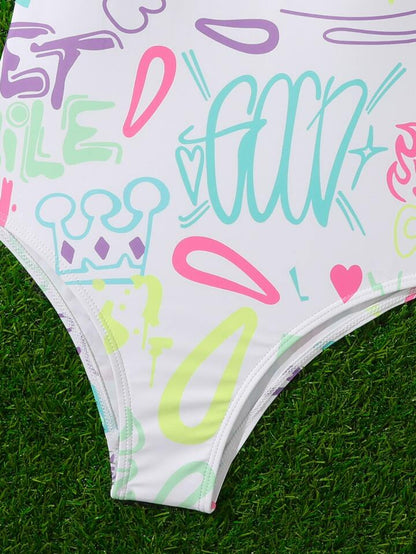 SHEIN PREMIUM One Piece Swimsuit White