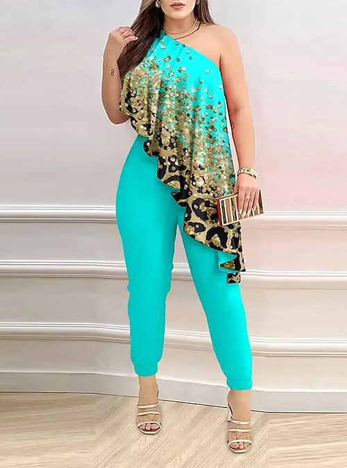 CHICME Jumpsuit with Striking Contrast