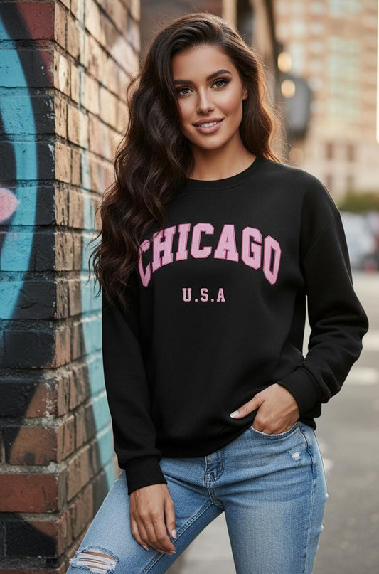 Sweatshirt Long Sleeve Letter Printed Sweatershirt