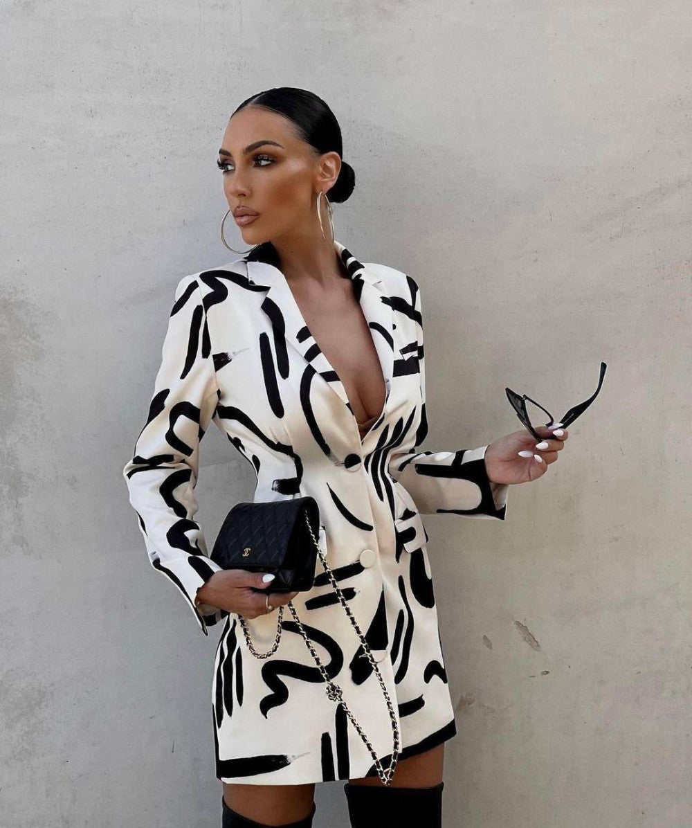 Women's Chic Blazer Dress