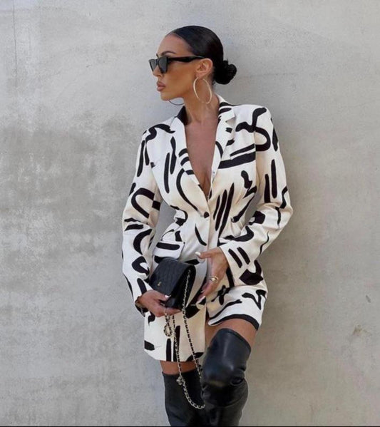 Women's Chic Blazer Dress