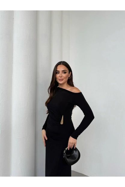 THE NOIR PRESTIGE LYCRA GOWN
