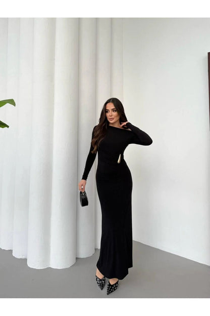 THE NOIR PRESTIGE LYCRA GOWN