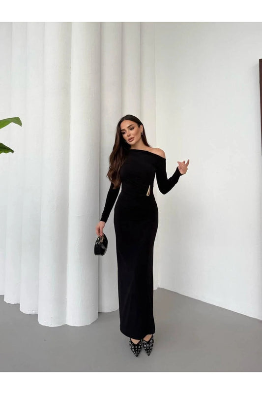 THE NOIR PRESTIGE LYCRA GOWN