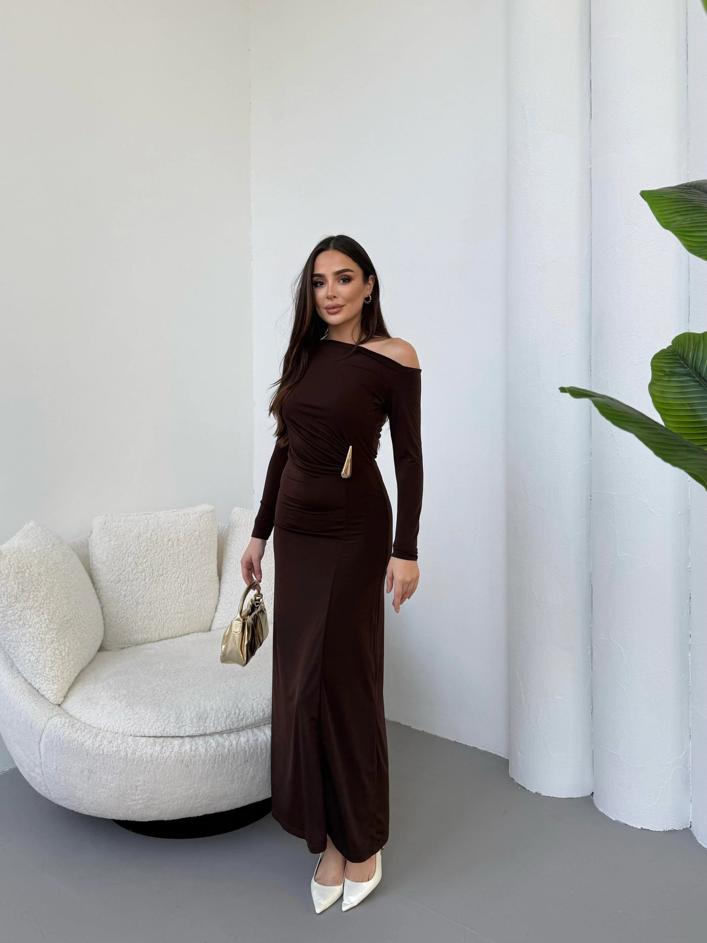 THE COCOA PRESTIGE LYCRA GOWN