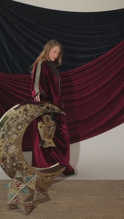 Royal Velvet Ramadan Kaftan Set