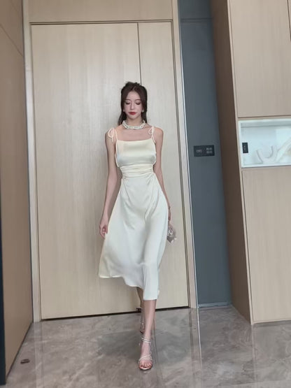 Shein Tie Shoulder Cami Dress